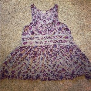 Free People trapeze slip dress